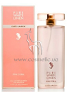 Pure White Linen Pink Coral