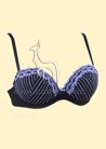 Бюстгальтер push-up - твердая чашка Ajour V&T13-3 БП1258 small