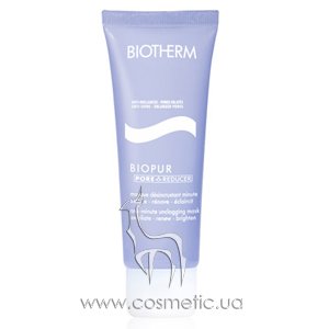 Быстрая, очищающая поры, маска Biotherm Biopur Pore Reducer One-Minute Unclogging Mask