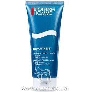 Мужской гель для тела и волос с эффектом ароматерапии Biotherm Homme Aquafitness Shower Gel for Body&Hair