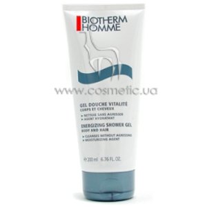 Бодрящий мужской гель для душа Biotherm Homme Energizing Shower Gel for Body&Hair