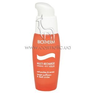 Антиотечное средство для области вокруг глаз Biotherm Multi Recharge Target Puffiness & Dark Circles Moisturizing and Smoothing Energetic Eye Care