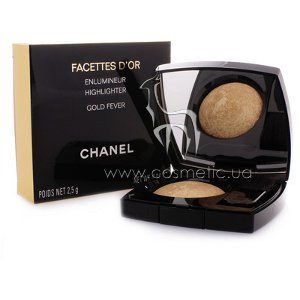 Пудра-румяна «Золотая лихорадка» Chanel Facettes D'Or Gold Fever Highlighter