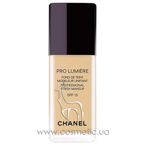 Жидкая пудра со светоотражающими частицами Chanel Pro Lumiere Finish Makeup SPF 15