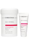 Маска красоты на основе морских трав для нормальной кожи «Клубника» Christina Sea Herbal Beauty Mask Strawberry small