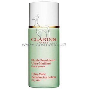 Матирующий флюид для жирной кожи, сужающий поры Clarins Ultra-Matte Rebalancing Lotion
