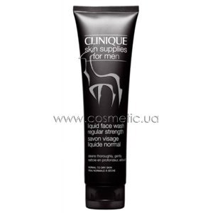 Жидкое мыло для лица для сухой кожи Clinique Homme Liquid Face Wash Regular-Strength