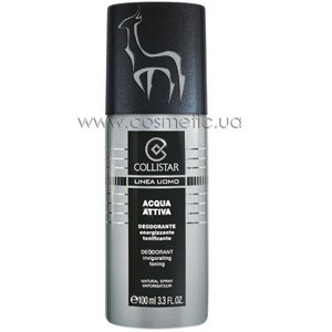 Мужской спрей-дезодорант Collistar Linea Uomo Acqua Attiva Deodorant Energising Toning
