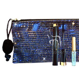 Набор косметики для глаз в синей блестящей косметичке Collistar Mascara a Dream Set