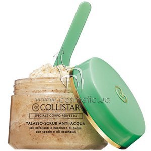 Скраб для тела с солью, тростниковым сахаром и эфирными маслами Collistar Speciale Corpo Perfetto Anti-Water Talasso-Scrub Exfoliating Salts And Cane Sugar With Spices And Essential Oils