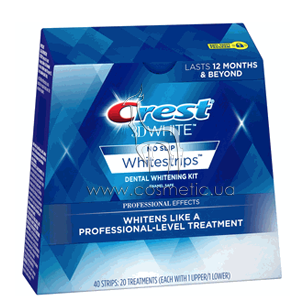 Полоски для отбеливания зубов в домашних условиях Crest 3D White Whitestrips De Luxe Professional Effects