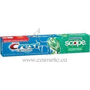 Отбеливающая и освежающая зубная паста Crest Complete Multi-Benefit Whitening +Scope