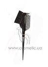 Кисточка для покраски волос с расческой черная ДенIC Professional Black Brush small