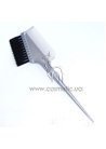 Кисть-расчёска для окраски серая с чёрной щетиной (моно волокно) ДенIC Professional Grey Brash small