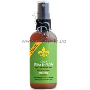 Средство для блеска волос DermOrganic Leave-In Shine Spray Therapy with Argan Oil