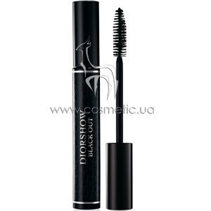 Ультрачерная объемная тушь для ресниц Dior DiorShow Black Out Mascara Backstage Makeup