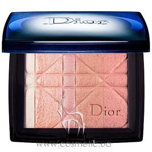 5-цветная переливающаяся компактная пудра Dior Diorskin Poudre Shimmer