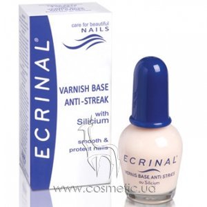 Лак с разглаживающей основой Ecrinal Nail Base Coat with Silicium