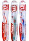 Зубная щетка средней жесткости короткая головка Elmex Kariesschutz InterX Medium small