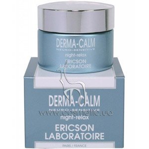 Ночной успокаивающий крем для чувствительной кожи Ericson Laboratoire Derma-Calm Night-Relax Cream