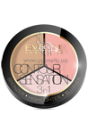 Палитра для макияжа лица 3в1 Eveline Cosmetics Contour Sensation 3in1 small