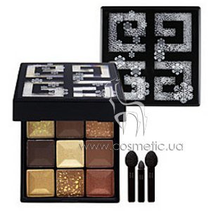 Пудра компактная 9-цветная для лица и век Givenchy Prismissime 9-Colors Compact Poudre