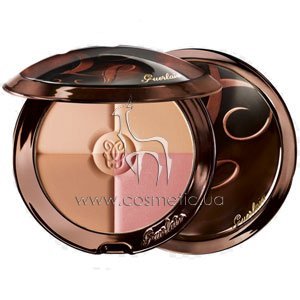 4-цветная компактная пудра с эффектом загара Guerlain Poudre D'Orient Terracotta Sur Mesure 4 Seasons