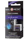 Быстросохнущее глянцевое верхнее покрытие Ines Cosmetics Nail Medic+ Professional Top Coat Gel Effect small