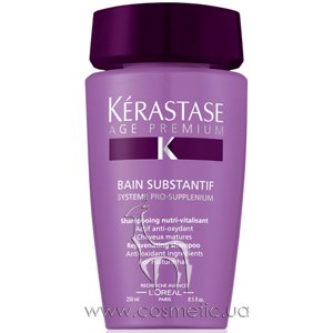 Омолаживающий шампунь-ванна для зрелых волос Kerastase Age Premium Bain Substantif Rejuvenating Shampoo