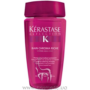 Шампунь-ванна для окрашенных поврежденных или мелированных волос Kerastase Reflection Bain Chroma Riche Luminous Softening Shampoo