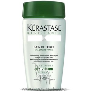 Шампунь для ослабленных волос Kerastase Resistance Bain de Force Reinforcing and Resurfacing Shampoo