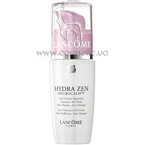 Увлажняющий, успокаивающий антиотечный гель-крем для контура глаз Lancome Hydra Zen Neurocalm Eye Contour Gel-Cream