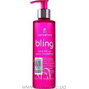 Восстанавливающий шампунь для жестких волос Lee Stafford Bling Hair Rehab Detox Shampoo