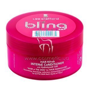 Восстанавливающий кондиционер для жестких волос Lee Stafford Bling Hair Rehab Intense Conditioner