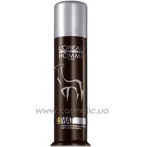 Матирующая крем-паста для укладки волос L'Oreal Professionnel Homme Mat Matte Sculpting Pomade