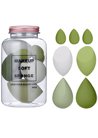 Набор спонжей для макияжа, зеленый (7шт) Make-Up Studio Avocado Green 7Pcs small