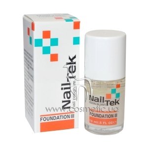 Базовое лечебное покрытие для сухих и хрупких ногтей Nail Tek Fundation III