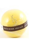 Шипучий шар для ванны «Белый мускус» Organique Bath Bomb White Musk small