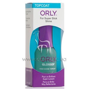 Закрепитель лака с эффектом мокрых ногтей ORLY Glosser
