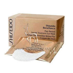Маска для области глаз на основе чистого жидкого ретинола Shiseido Benefiance Pure Retinol Instant Treatment Eye Mask