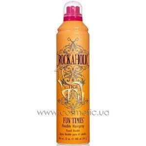 Лак для волос гибкой фиксации TIGI Rockaholic Fun Times Flexible Hair Spray