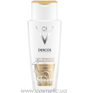 Шампунь-крем для восстановления сухих и поврежденных волос Vichy Dercos Nourishing Reparative Cream Shampoo