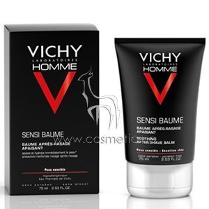 Смягчающий бальзам после бритья для чувствительной кожи Vichy Homme Sensi Baume After-Shave Balm